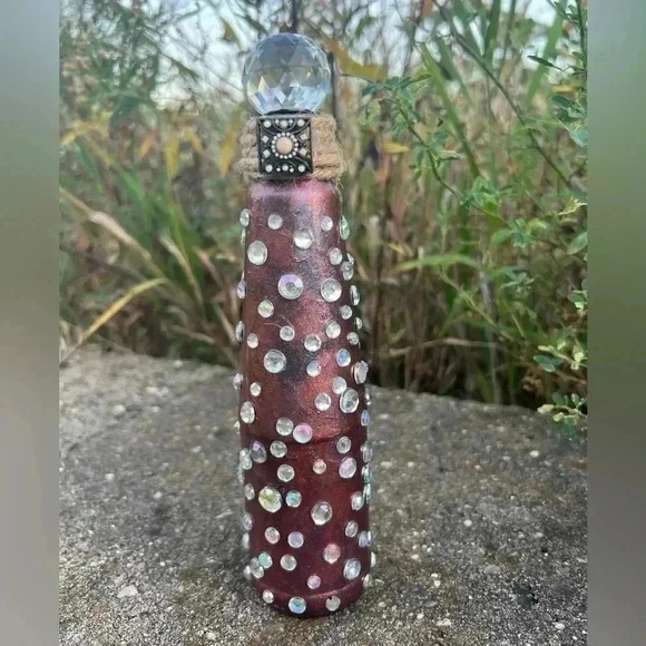 NEW Potion Spell Bottle - Crystal Gem - Apothecary Jar Halloween Home ART Decor - Picture 5 of 6